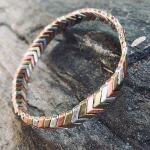Premier Designs - Chevron Silver Bracelet